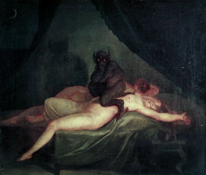 Nightmare, 1800, by Nicolai Abraham Abildgaard