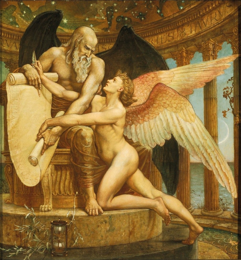 The Roll of Fate by Walter Crane, 1882